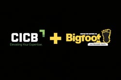 CICB and Bigfoot logos with plus sign